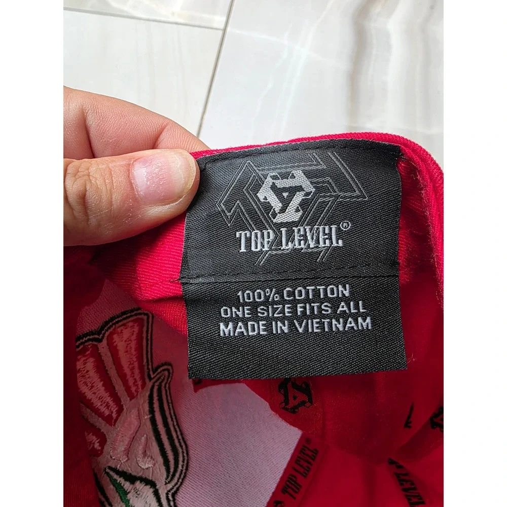 Top Level Mexico Snapback Hat Red Black Aztec Eagle Embroidered Cotton‎ Cap W2
